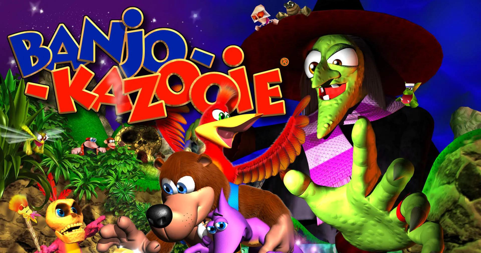 Banjo Kazooie cover art on video game education platform GameClass