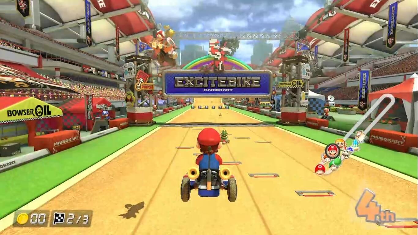 Mario Kart gameplay screenshot on video game education platform GameClass